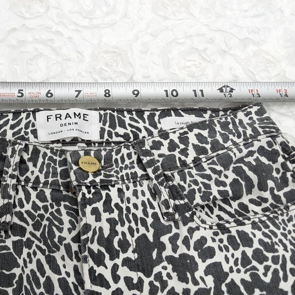 FRAME Animal print Le High Skinny pant NEW - Picture 9 of 10